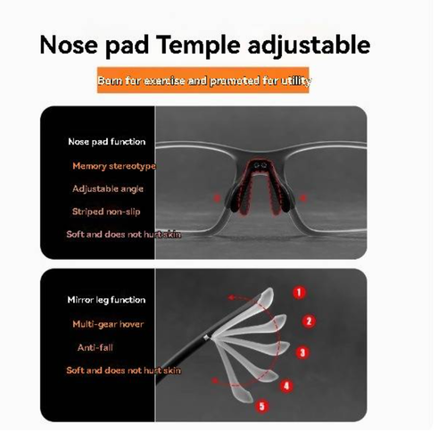 TR90 sports anti-skid and anti-blue light reading glasses