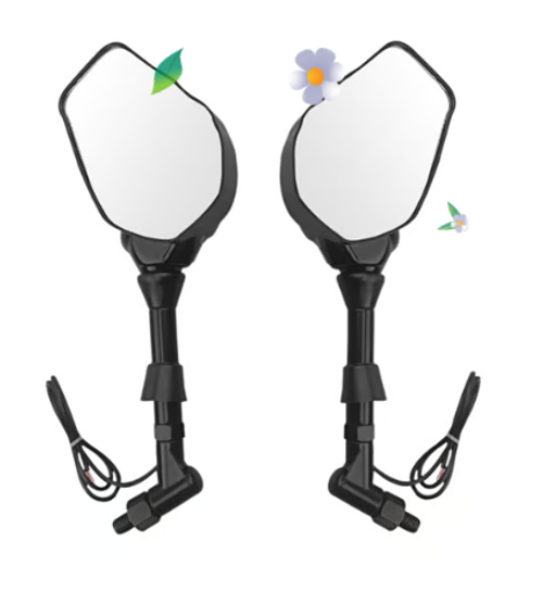 LED ghost claw rearview mirror