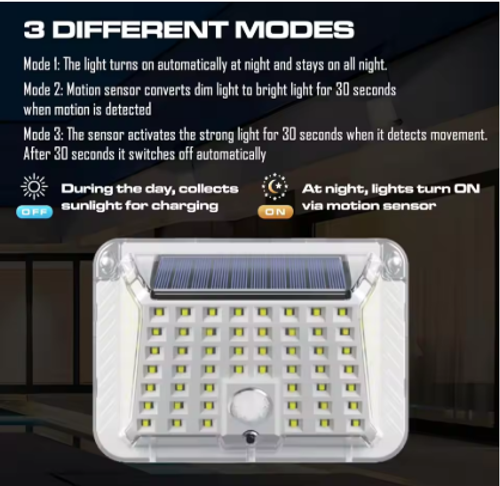 Highlux Nice Design IP65 Solar Wall Light High Lux 2W High Brightness Aluminum Housing Solar Garden Lights