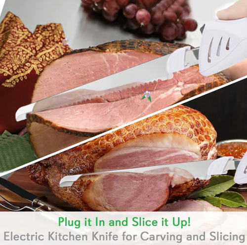 🔥-Easy Cut Electric Cordless Knife For Meat Fruit Vegetable Kitchen Tool🔥