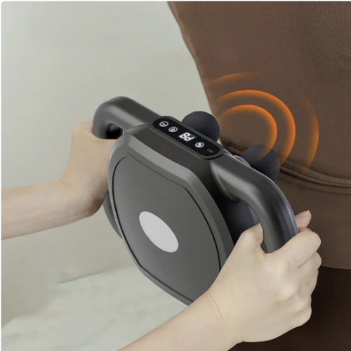 💆‍♂️ 60% OFF! 🔥 Multi-Functional Automatic 12-Head Muscle Massage Gun – Relaxation & Pain Relief ✨