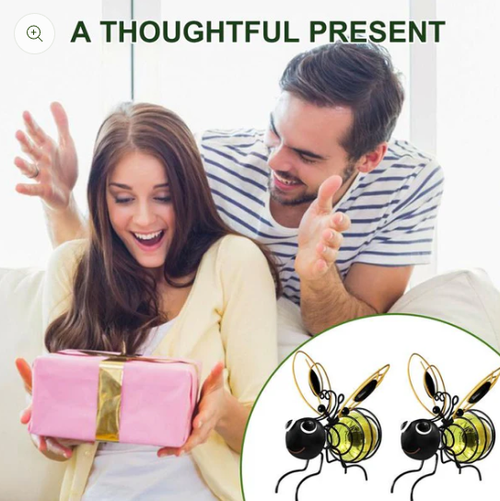 🐝Outdoor Hanging Solar Bee Light - Perfect Gift For Plant Lovers Moms Or Literally Anyone Who Smiles❤️