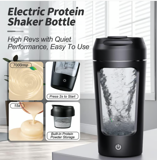 Electric Protein Shaker Bottle
