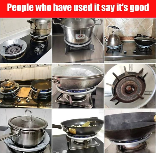 Home gas stove fire gathering energy-saving cover