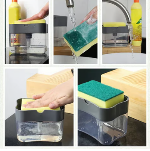 🔥🔥Best Deal 🔥🔥 2 in 1 Soap Dispenser with Sponge