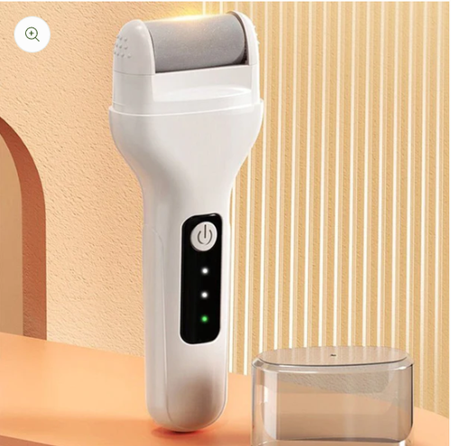 🔋🦶Rechargeable Electric Foot Exfoliating Scrubber🌟 Gently Exfoliates, Smooths Feet, Essential for Home Pedicures!