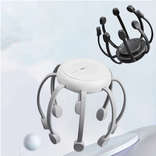 🐙 NOW 50% OFF! 💆‍♂️ Intelligent Octopus Head Massager – Relaxing Kneading, Multiple Modes, and Portable Design 🔋