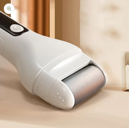 🔋🦶Rechargeable Electric Foot Exfoliating Scrubber🌟 Gently Exfoliates, Smooths Feet, Essential for Home Pedicures!