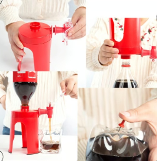 Hand Pressure Carbonated Beverage Dispenser