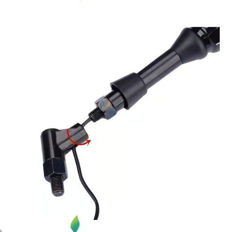 LED ghost claw rearview mirror