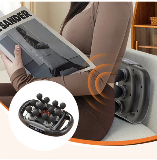 💆‍♂️ 60% OFF! 🔥 Multi-Functional Automatic 12-Head Muscle Massage Gun – Relaxation & Pain Relief ✨