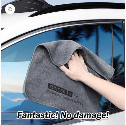 Microfiber Towel for Car - Effective Water Absorption & Leaves No Trace