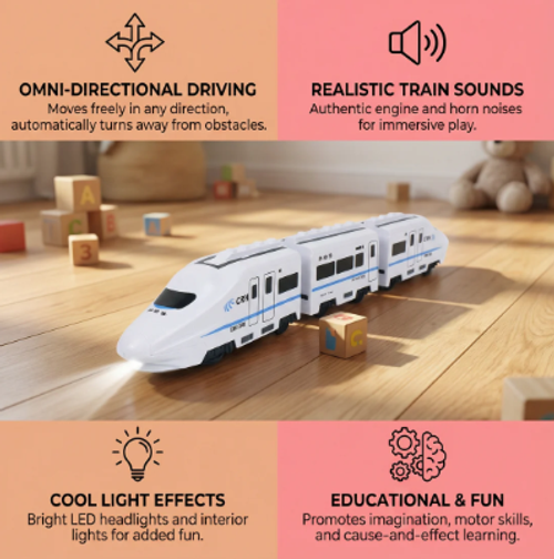 Smart Chain Train Kids Toy