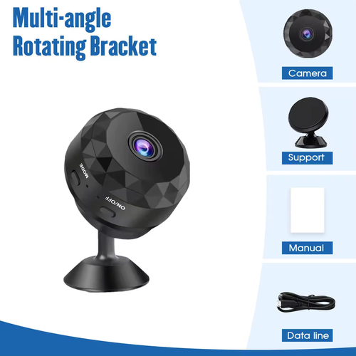 Built-in battery, WiFi connection is always on. Long standby time even during power outages, allowing you to monitor everything with confidence and stay connected at all times.