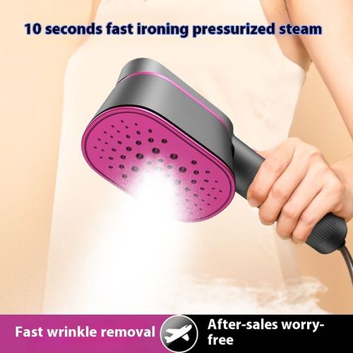 Portable steam iron, quick wrinkle removal, suitable for home and business trips