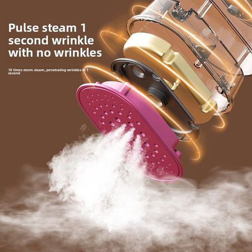 Portable steam iron, quick wrinkle removal, suitable for home and business trips