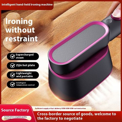 Portable steam iron, quick wrinkle removal, suitable for home and business trips