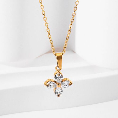 New Light Luxury Zircon Jewelry Four-Piece Set | Ingenious Craftsmanship Illuminates Your Sophisticated Beauty
