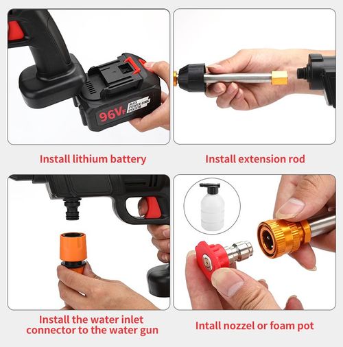 Clean everything with a gun in hand | A new wireless high-voltage experience