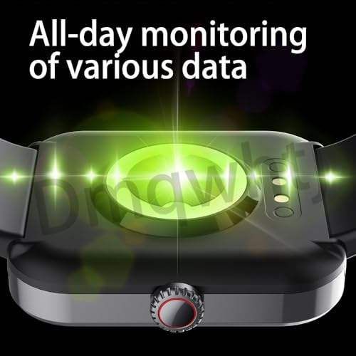 Flagship W57L50+ smartwatch with non-invasive blood sugar, blood pressure, oxygen, heart rate, and temperature monitoring, multi-function sleep monitoring, and long battery life