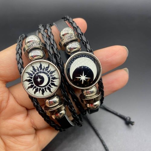 Sun, Moon, and Stars Bracelet Set