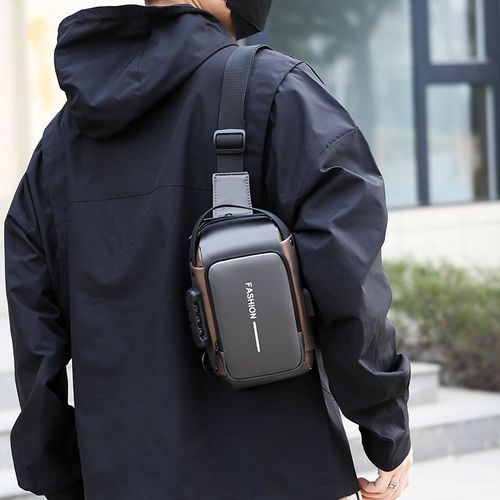 combination lock  chest bag