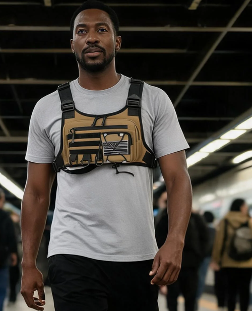 Anti-Theft Chest Bag - Travel Sling Bag for Men