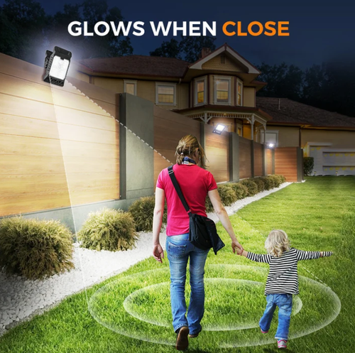 Outdoor Solar Clip Light with Motion Sensor