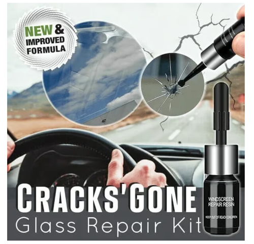 🔥Buy 1 Get 4 Free (5pcs)🔥Cracks Gone Glass Repair Kit (New Formula), BUY MORE GET MORE FREE😁