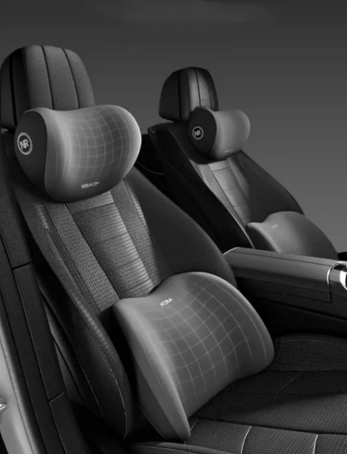 😀 Creative Gift  Car Headrest Neck And Waist Pillow😀