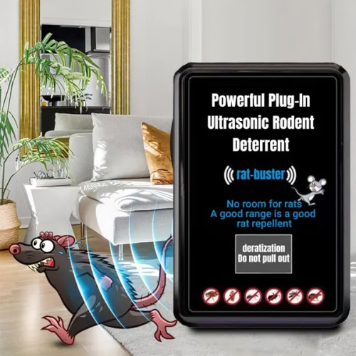 😀🔥The Most Advanced Technology of 2025🔥HOT SALE🔥Powerful Plug-In Ultrasonic Rodent Deterrent😀