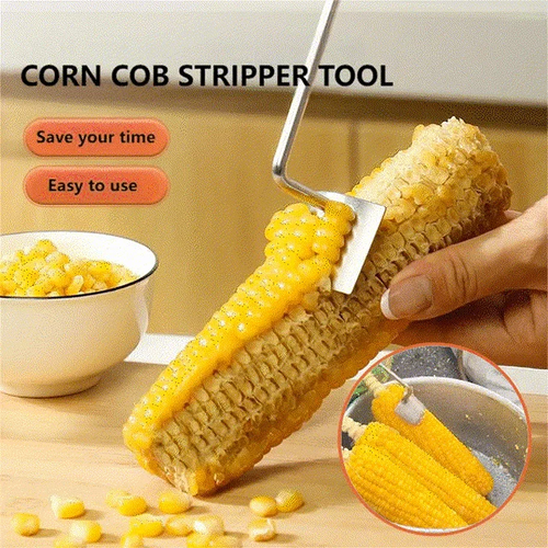 2026 NEW Long Handle Stainless Steel Corn Stripping Tool