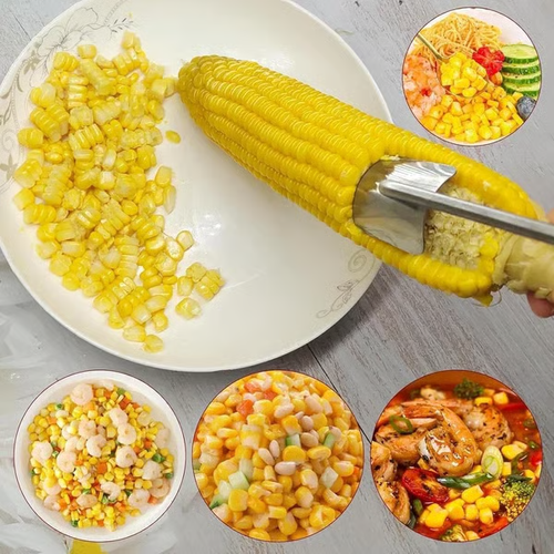 2026 NEW Long Handle Stainless Steel Corn Stripping Tool