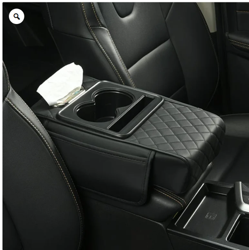 Multifunctional PU Leather Car Armrest Box Mat