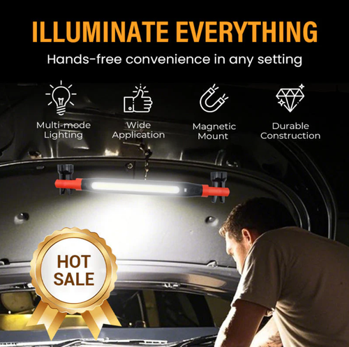 😊💡 Cordless LED Work Light – 3000LM, IPX4 Waterproof & a 360° Swivel Hook!