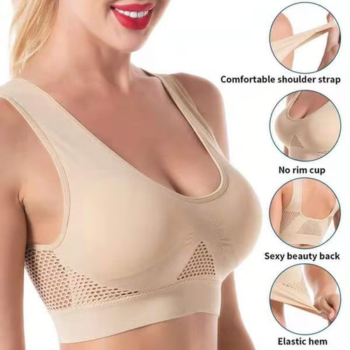 😀🔥Maximum size, buy one get one free in skin tone🔥Hot Sale 50% OFF🔥--Breathable Cool Liftup Air Bra