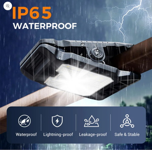 Outdoor Solar Clip Light with Motion Sensor