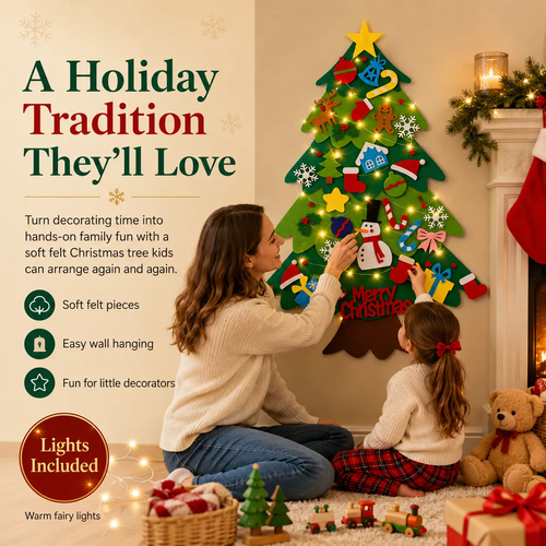 🎄✨New DIY Felt Christmas Tree Set🎁limited 50% off