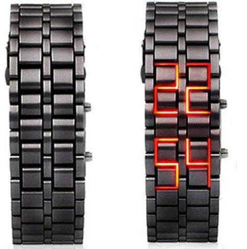 ⌚Stylish LED digital watch with a bracelet design