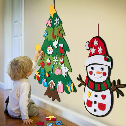 🎄✨New DIY Felt Christmas Tree Set🎁limited 50% off