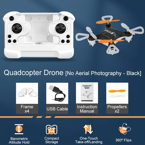 😊All-Ages Mini Drone with Easy Stunt Flights & 360° Tricks - Perfect Beginner-Friendly Flyer!