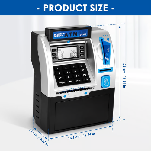 😀🔥2026 Newest Model🔥ATM Piggy Bank for Real Money🔥😀