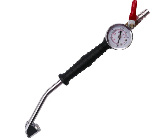 Heavy-Duty Tire Inflator with Pressure Gauge