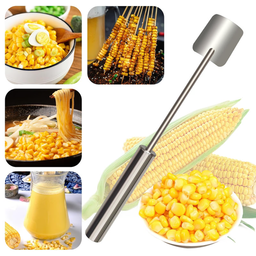 2026 NEW Long Handle Stainless Steel Corn Stripping Tool
