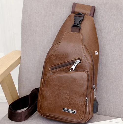 Leisure Fashion USB Charging Case Crossbody Bag