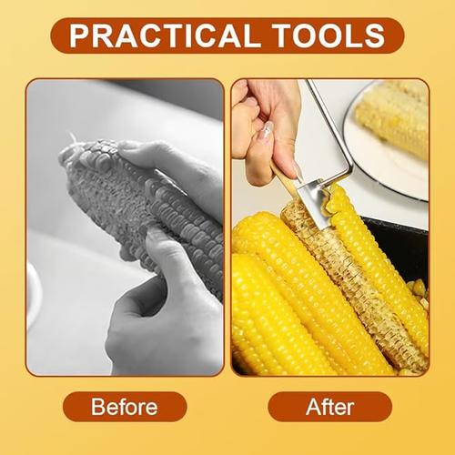 2026 NEW Long Handle Stainless Steel Corn Stripping Tool