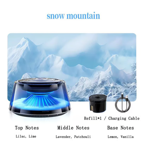 Volcano & Glacier Car Air Freshener