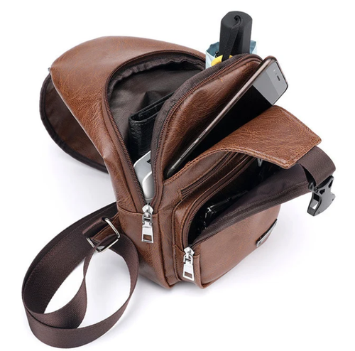 Leisure Fashion USB Charging Case Crossbody Bag