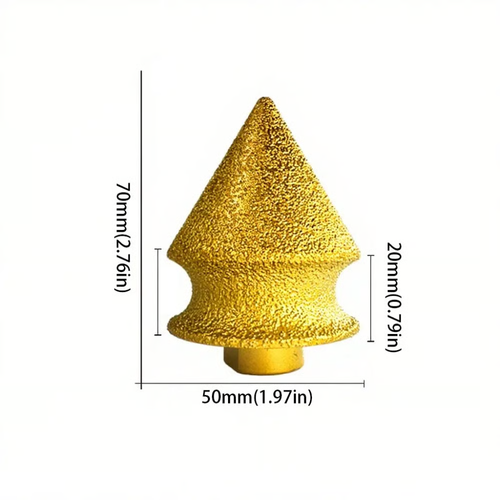 🔥😀M10 Tile Chamfering Drill Bit Grinding Wheel🔥70x50x50mm(2.76x1.97x1.97in)