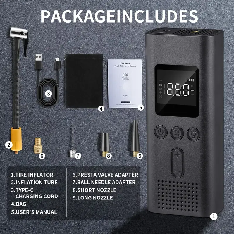 Portable Wireless Air Pump